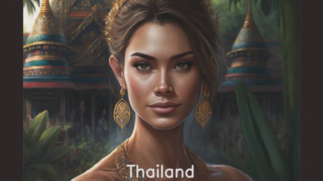 Yapay zekaya "Ülkeler güzel kadınlar olsaydı nasıl görünürlerdi?" diye sordular; işte sonuç! 76